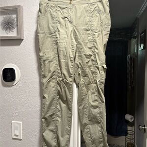 Womens Tan Cargo Pants